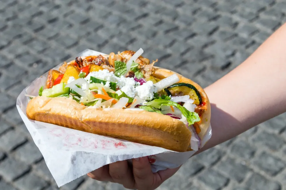 kebab box burger pizza por&oacute;wnanie kalorii