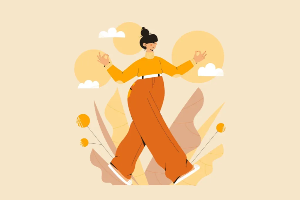 osoba wychodząca z cienia, odzyskująca kontrolę nad życiem