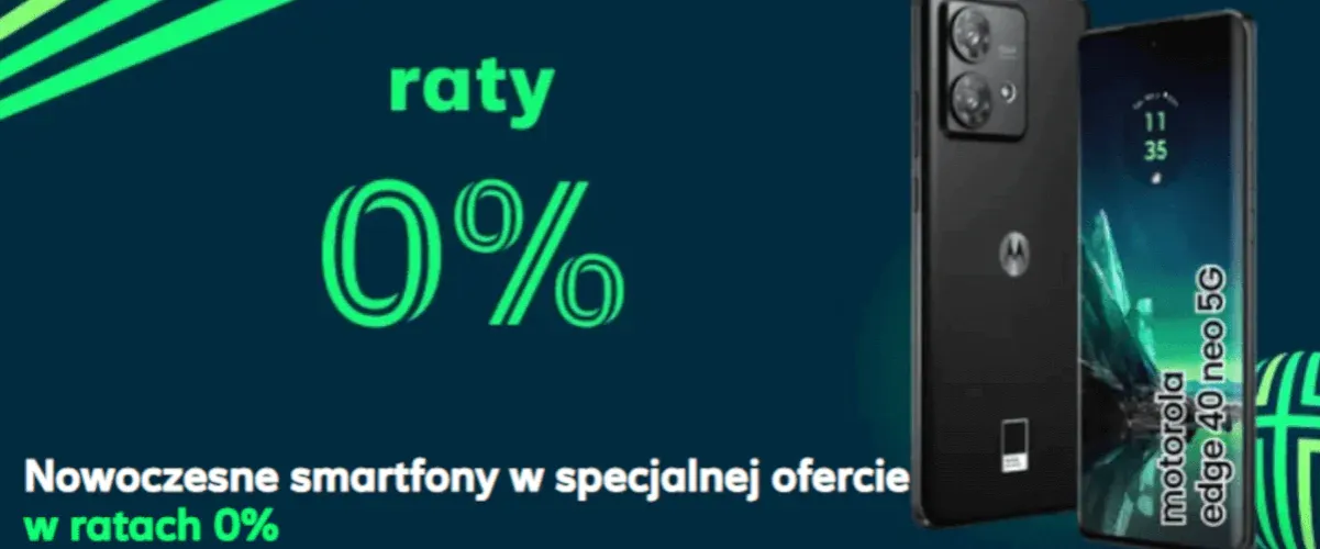 Telefon w sklepie z elektroniką raty