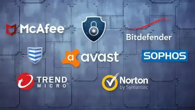 Interfejs wyłączania antywirusa Avast AVG Norton Bitdefender ESET McAfee