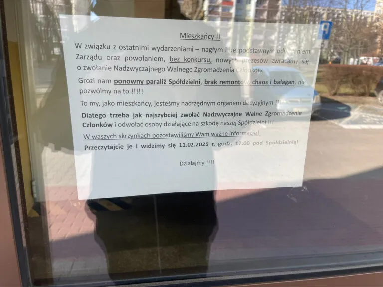 Błędy proceduralne odwołanie prezesa spółdzielni