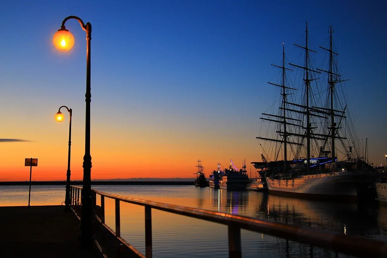 Romantyczna kolacja w Gdyni z widokiem na morze