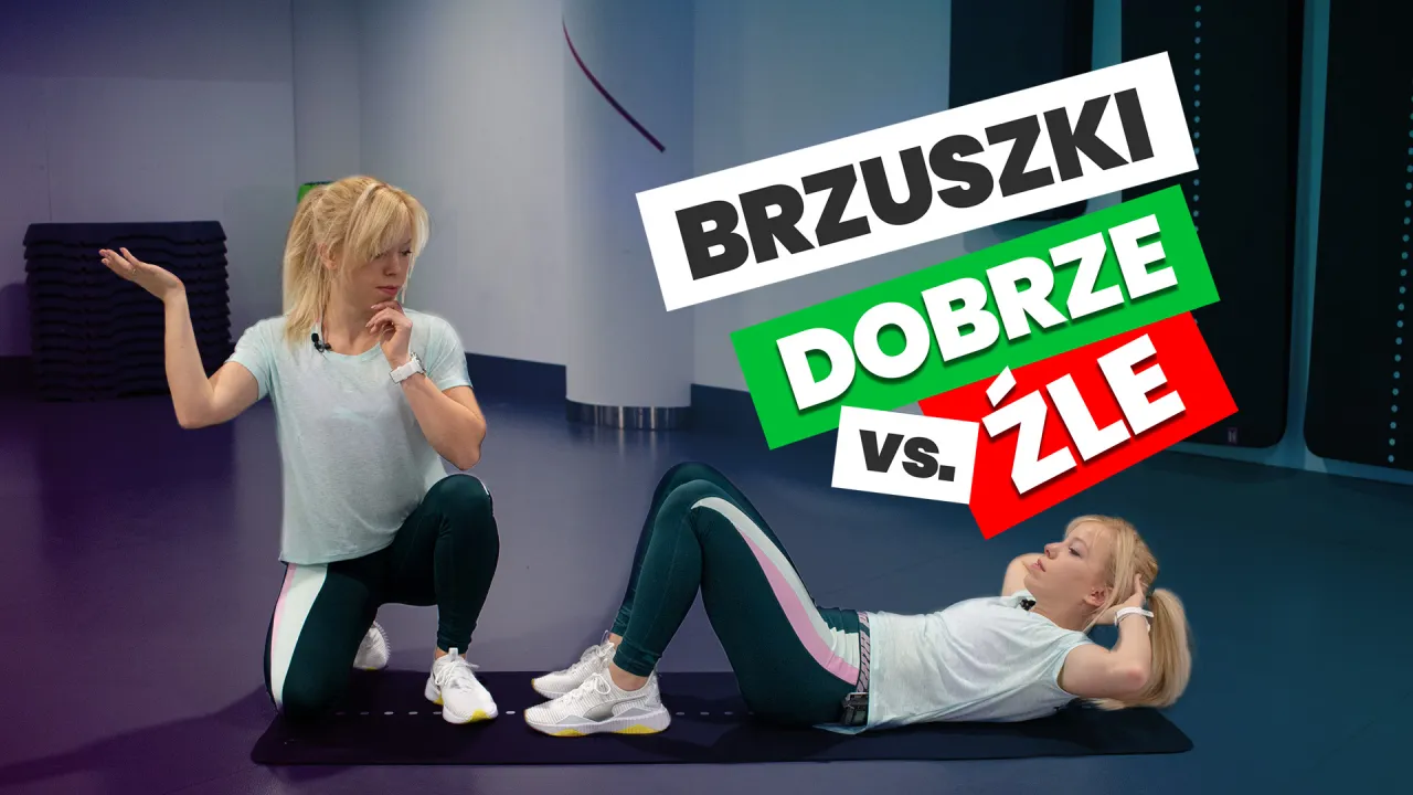 prawidłowa technika brzuszk&oacute;w vs błędy