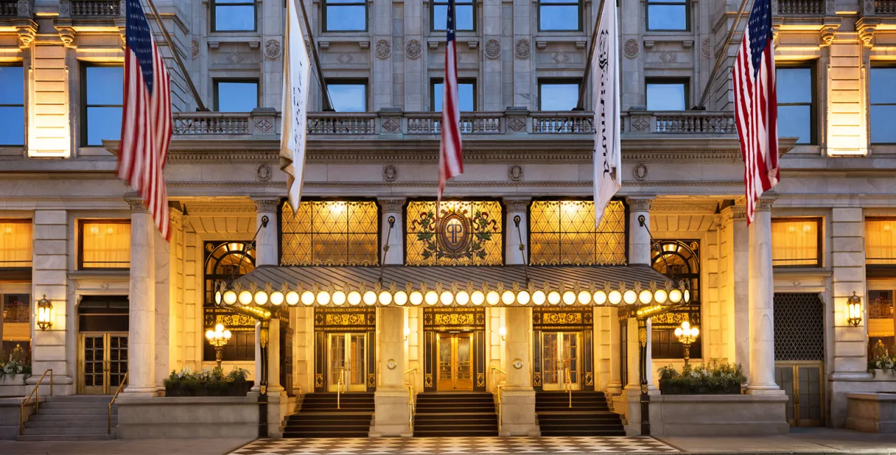 The Plaza Hotel New York exterior Fifth Avenue