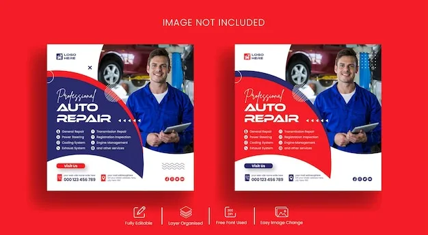 Reklama warsztatu samochodowego w mediach społecznościowych