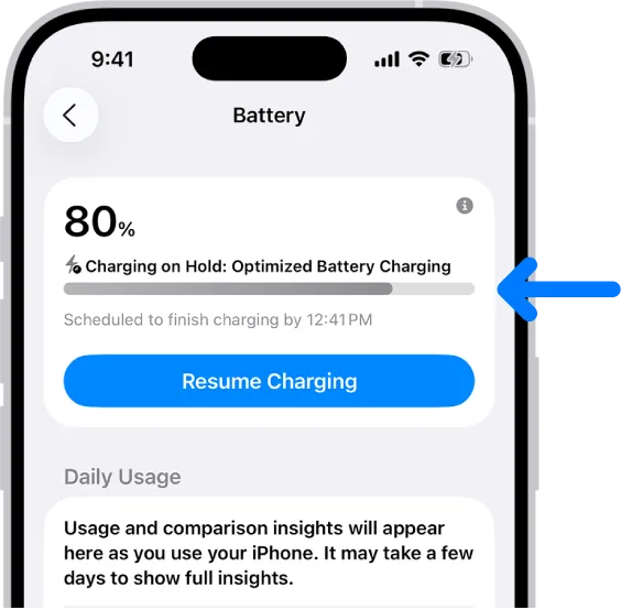 iPhone zoptymalizowane ładowanie ustawienia