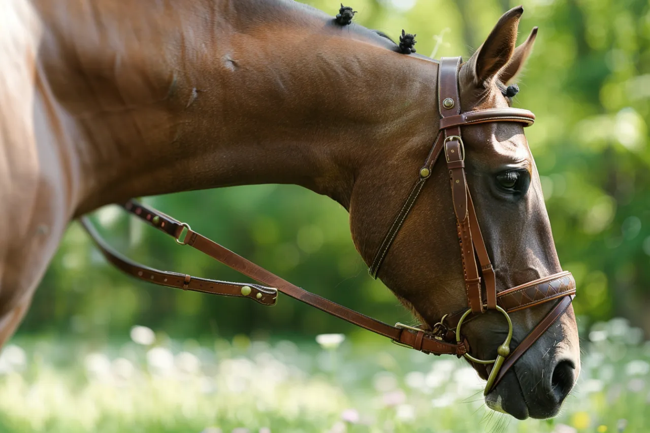 Mierzenie głowy konia do kantara