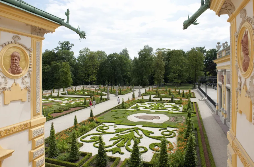 Pałac w Wilanowie ogrody