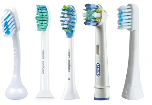 główki szczoteczek sonicznych i rotacyjnych