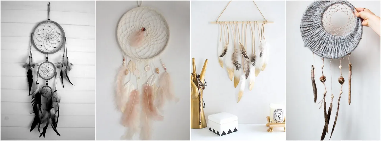 indiańskie ozdoby inspiracje boho DIY