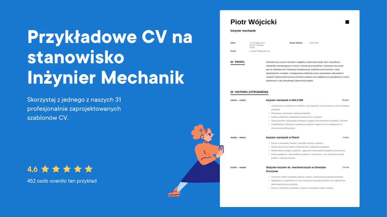 Inżynier mechanik kompetencje