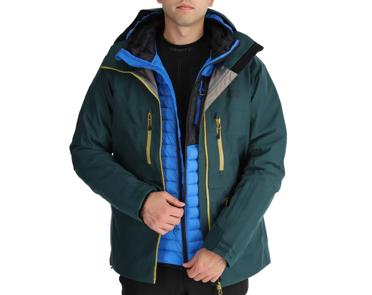 system warstw ubioru na narty