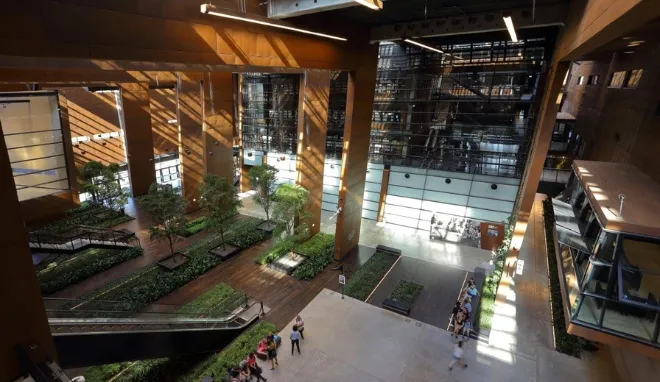 Europejskie Centrum Solidarności Gdańsk wnętrze