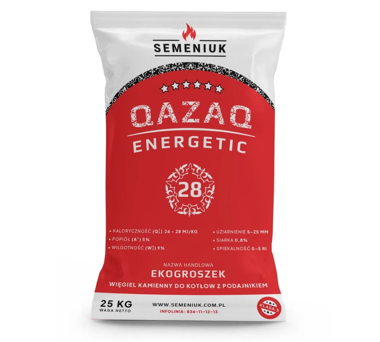 Workowany ekogroszek certyfikowany