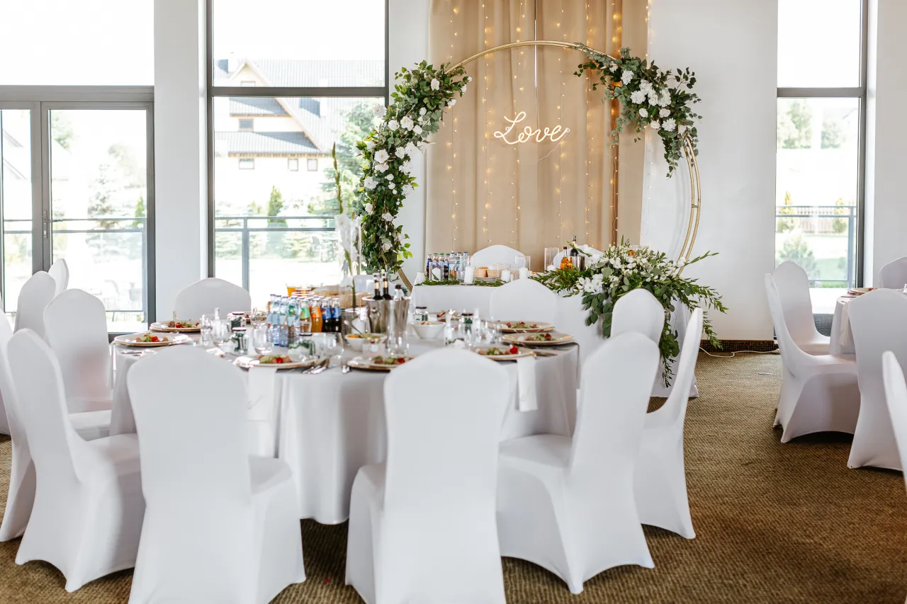 przykładowe dekoracje ślubne poszczególne elementy