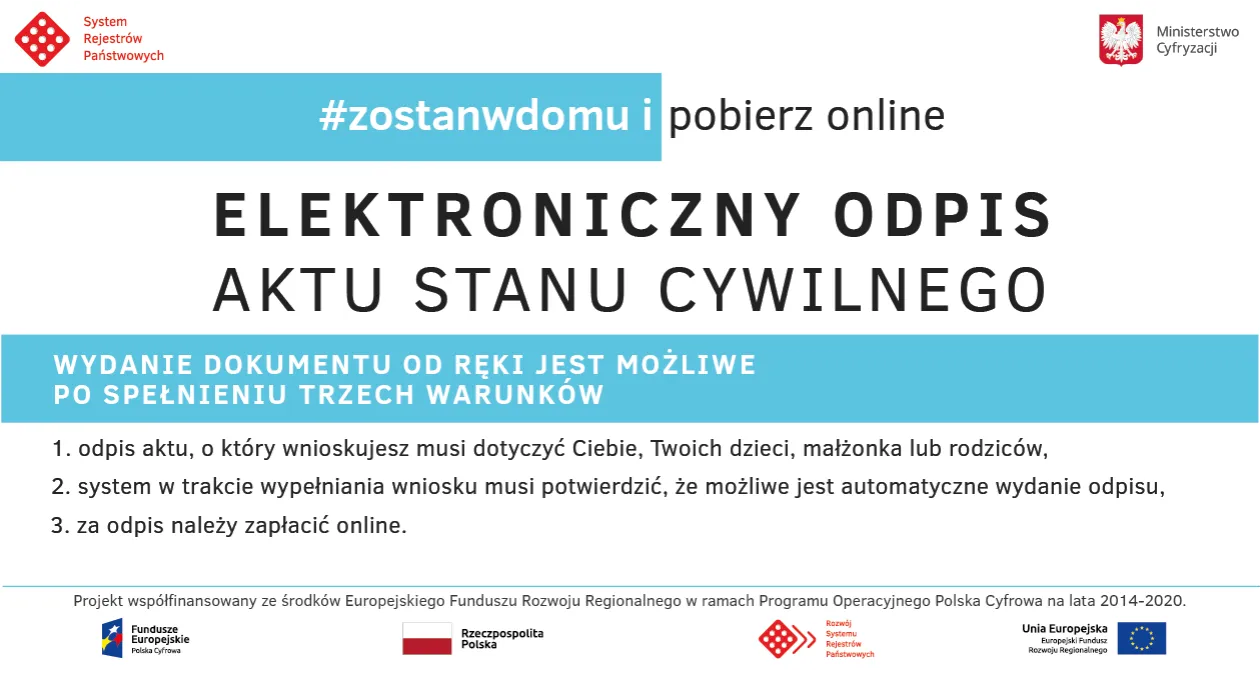 Wniosek o odpis aktu urodzenia online gov.pl