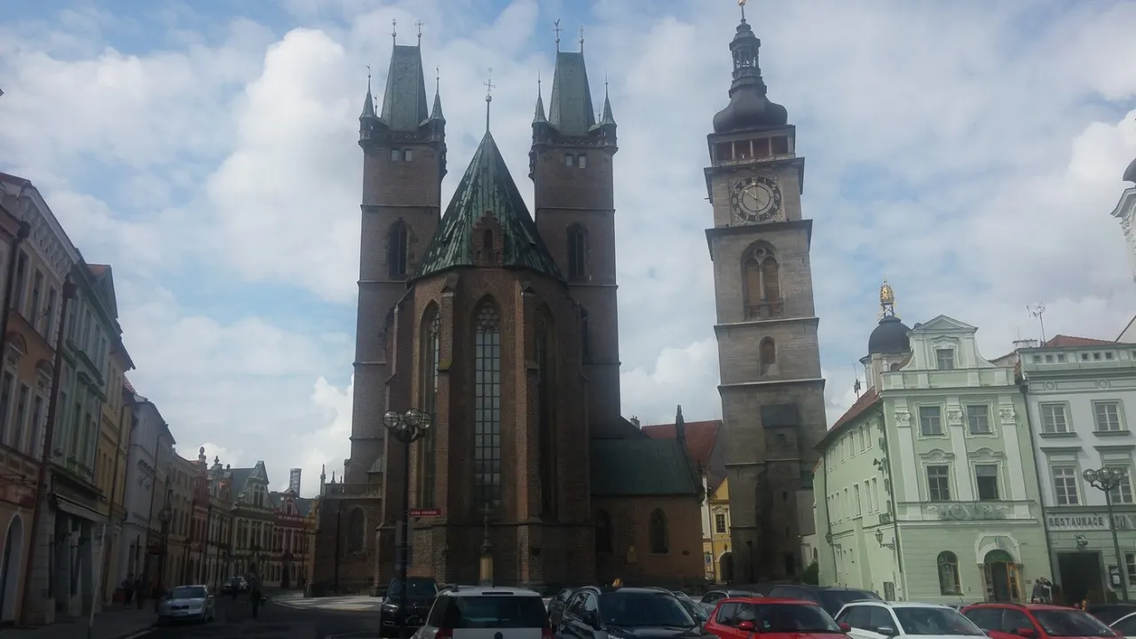Hradec Králové Stare Miasto rynek katedra
