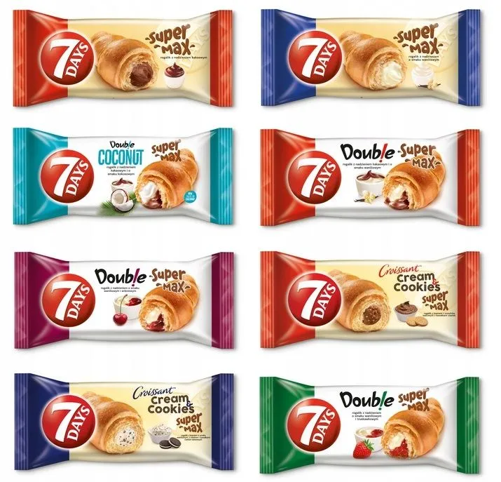 Rogaliki 7 Days r&oacute;żne smaki i rozmiary