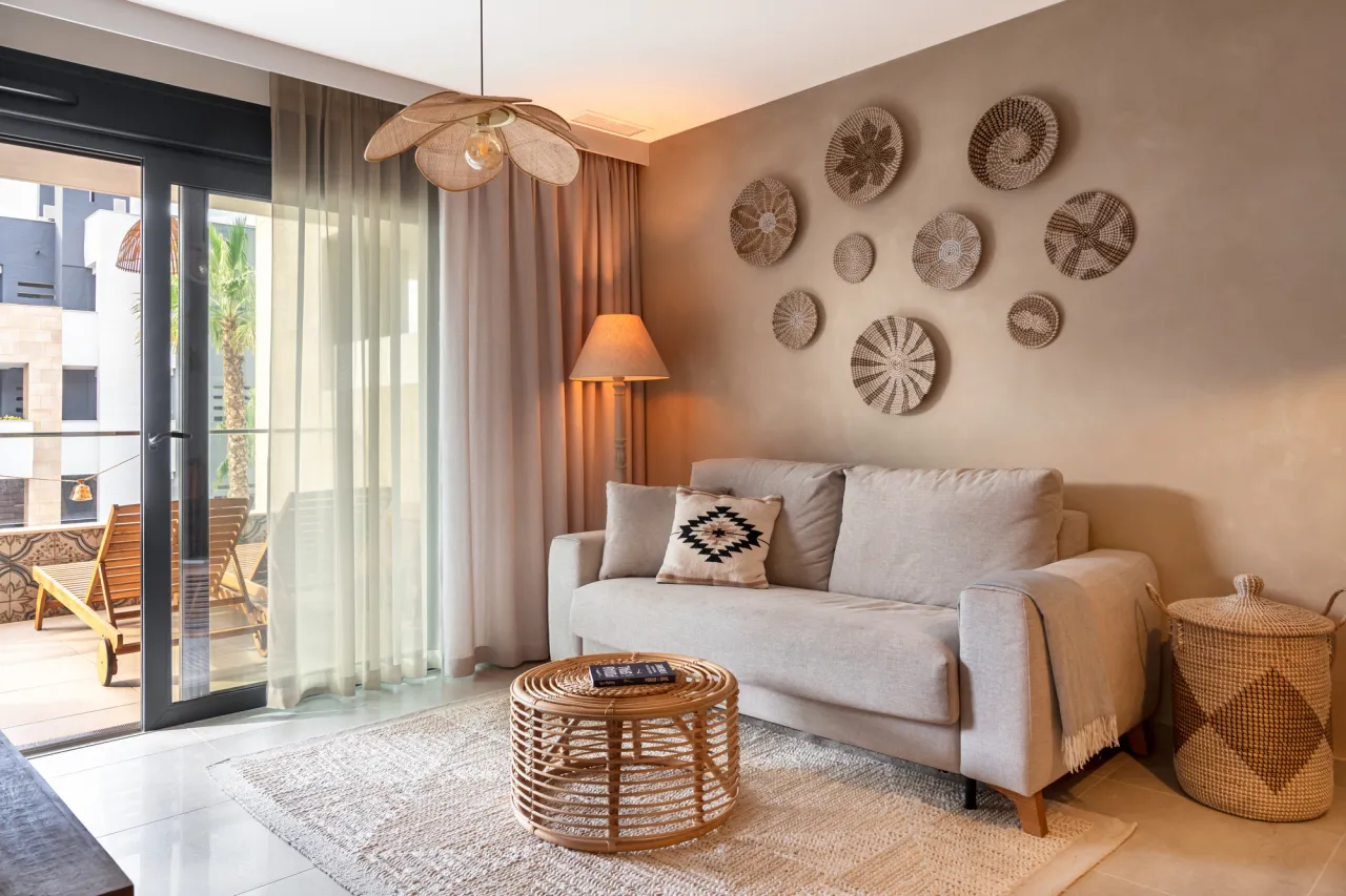 Wnętrze wynajmowanego mieszkania w Hiszpanii