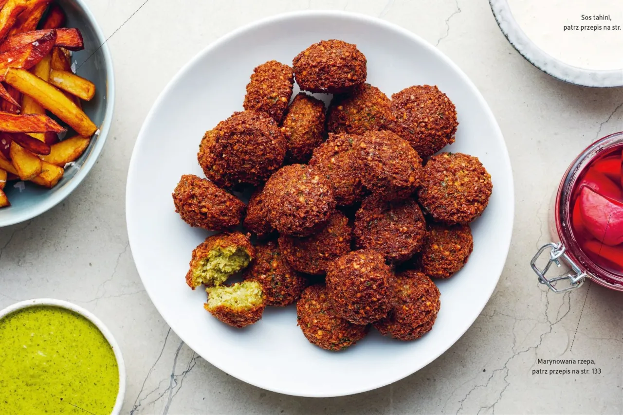 składniki falafela przyprawy