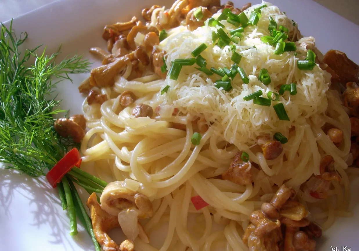 Zdjęcie Spaghetti z kurkami: łatwy przepis na pyszne danie, które pokochasz