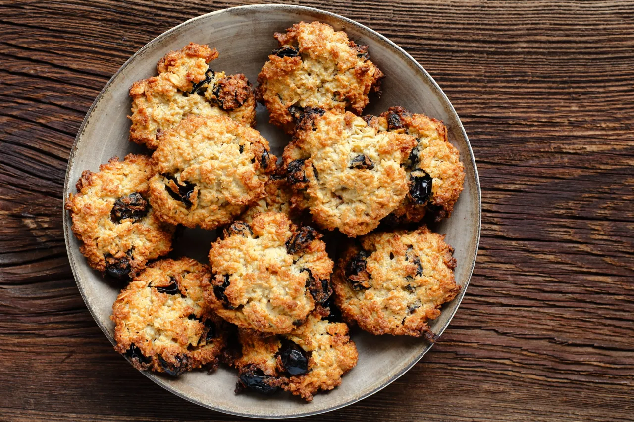 zdrowe ciasteczka owsiane gotowe