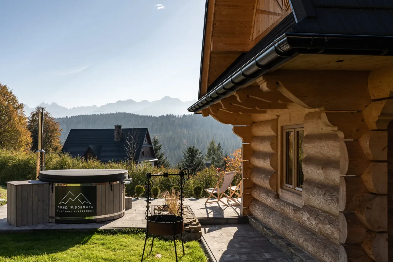 domki Bukowina Tatrzańska widok na góry