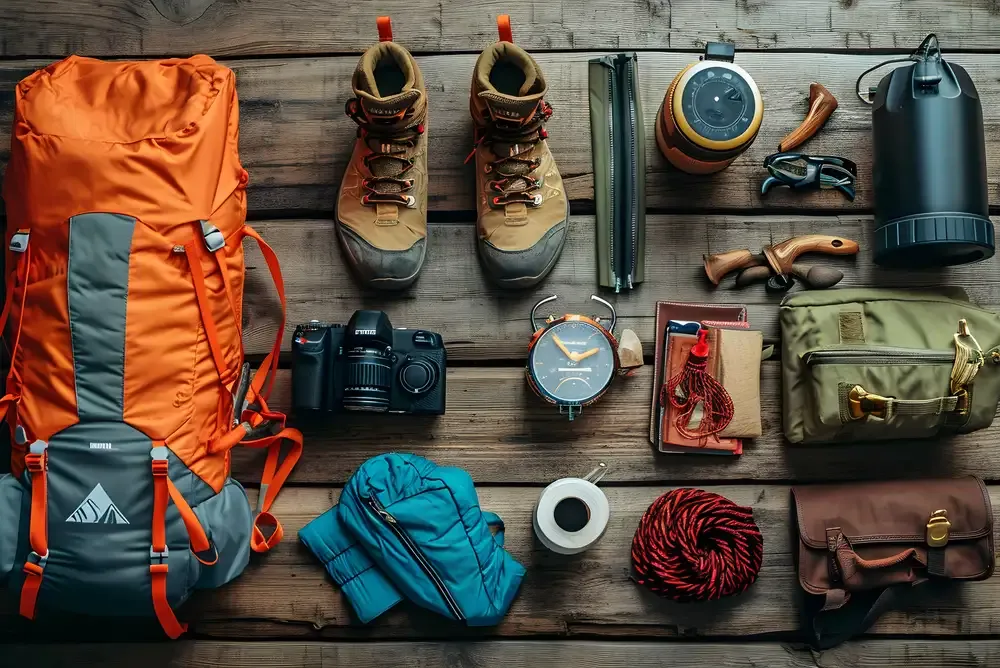 plecak trekkingowy jesień, zawartość plecaka