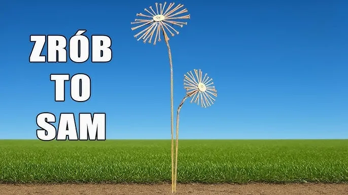 Metalowe kwiaty ogrodowe DIY