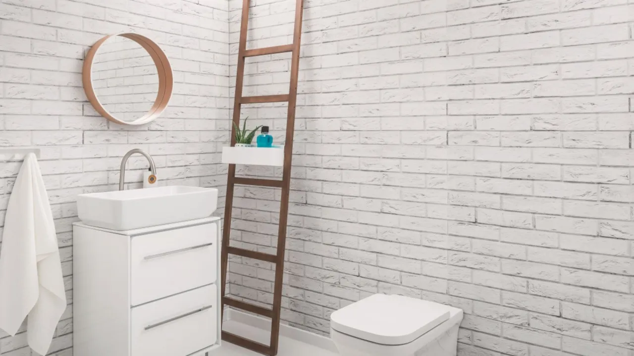 Łazienka po metamorfozie bez remontu