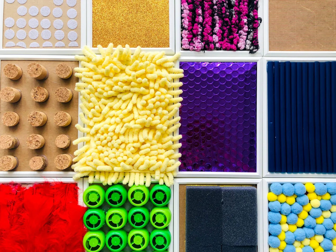 Ścieżka sensoryczna dla dzieci DIY