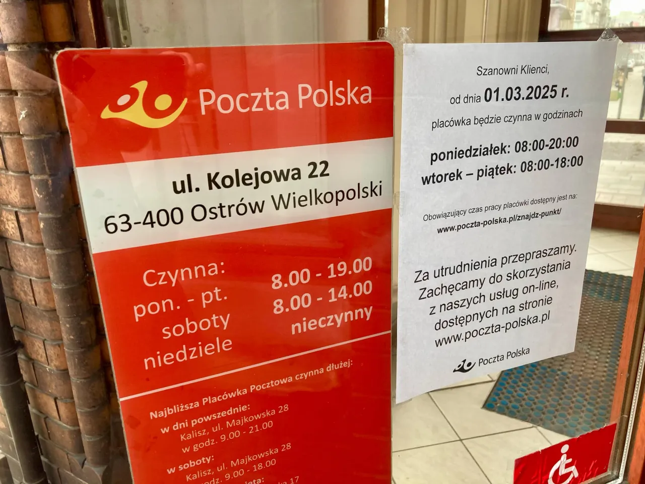 Poczta Polska wyszukiwarka placówek otwartych w sobotę
