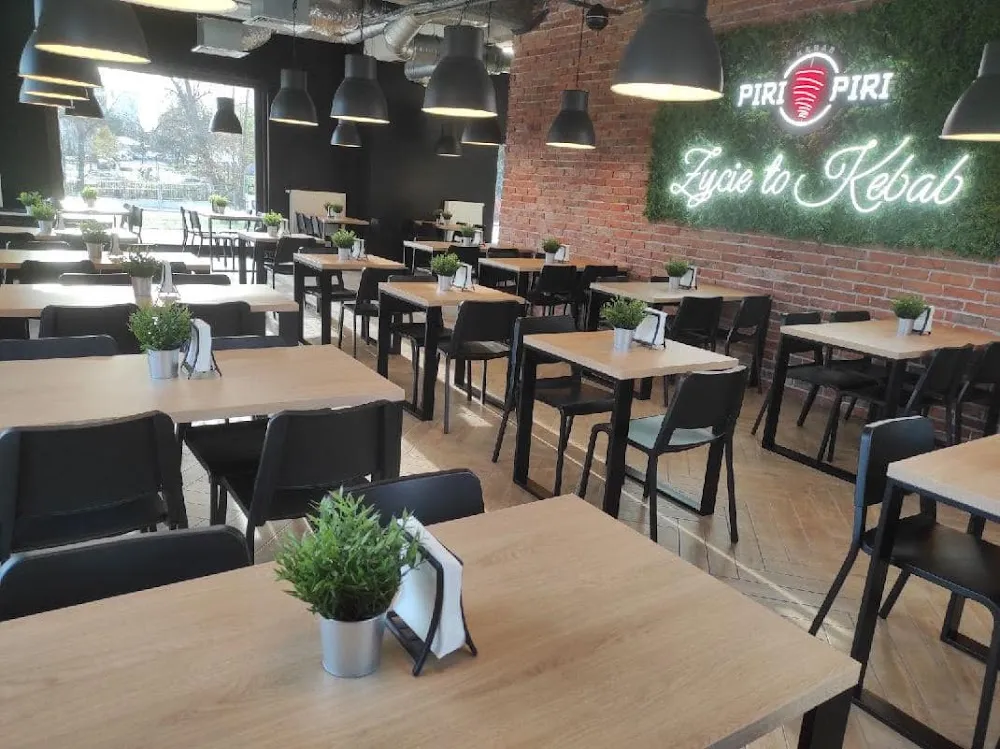 Piri Piri Kebab restauracja wnętrze