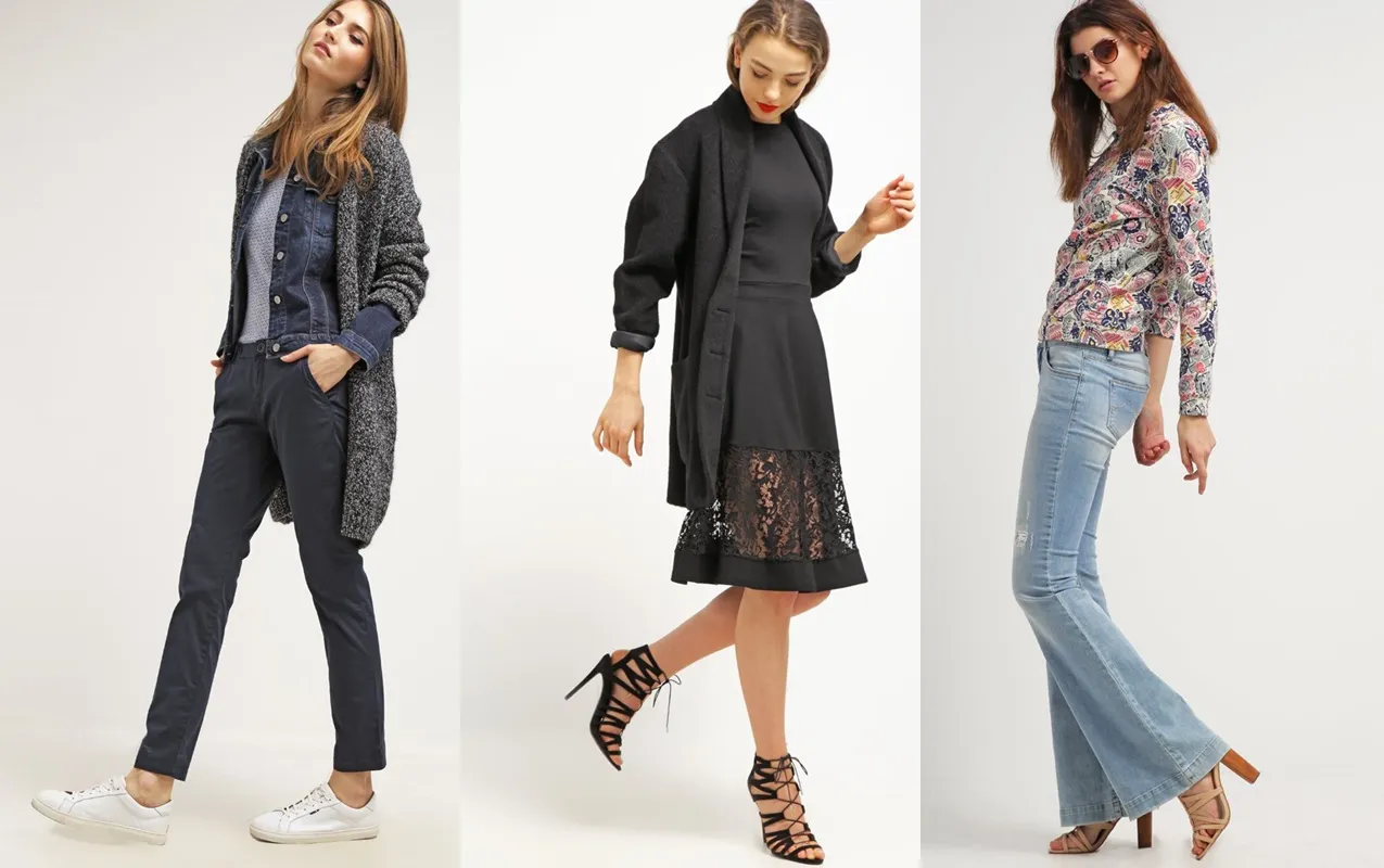 Różne style ubioru przykłady