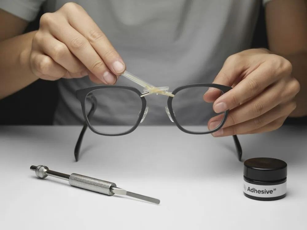 Narzędzia i materiały do malowania oprawek okularowych DIY