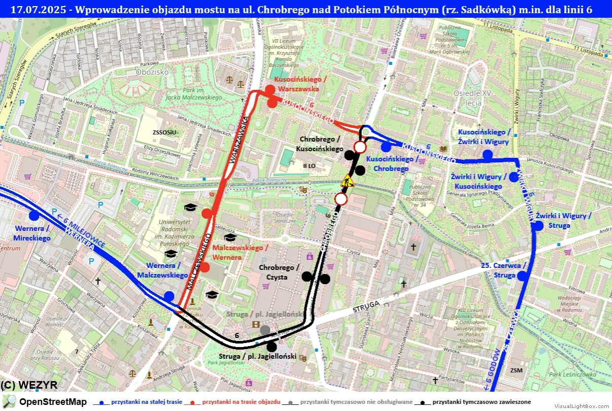 Zdjęcie Gdzie zatrzymuje się bus w Radomiu jadąc do Kamisa? Sprawdź przystanki