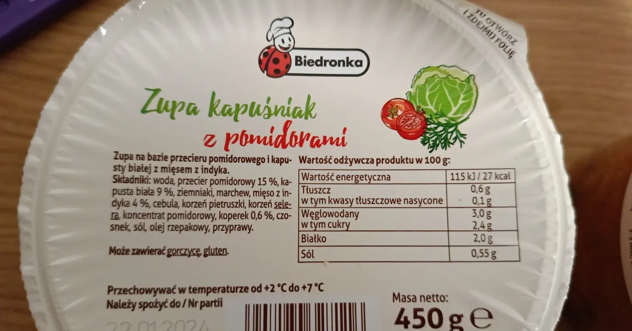 Zdjęcie Ile kalorii ma zupa kapuśniak z ziemniakami? Zaskakujące fakty!