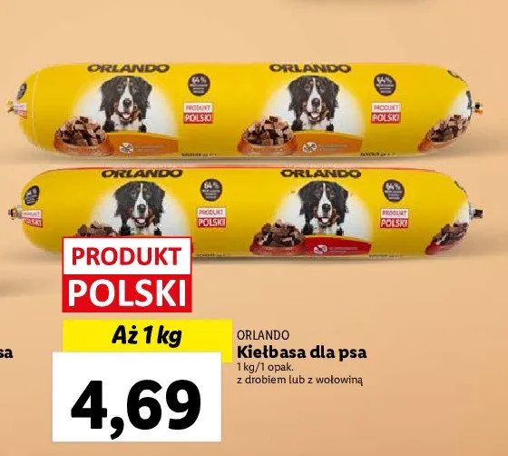 Zdjęcie Kiełbasa dla psa Lidl – aktualne ceny i dostępność w promocji