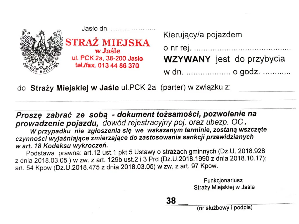 Zdjęcie Jak uniknąć mandatu od straży miejskiej i nie płacić kary