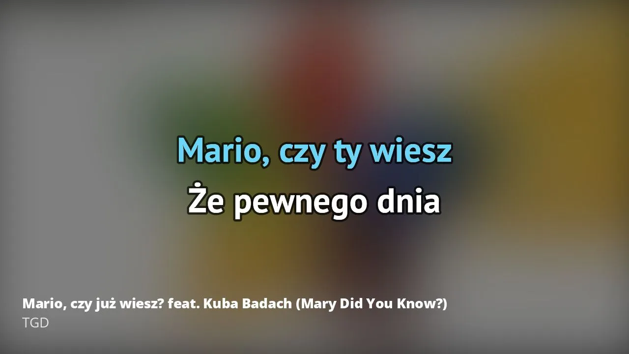 Zdjęcie Tekst piosenki Mario, czy ty wiesz? Odkryj głębię jej znaczenia