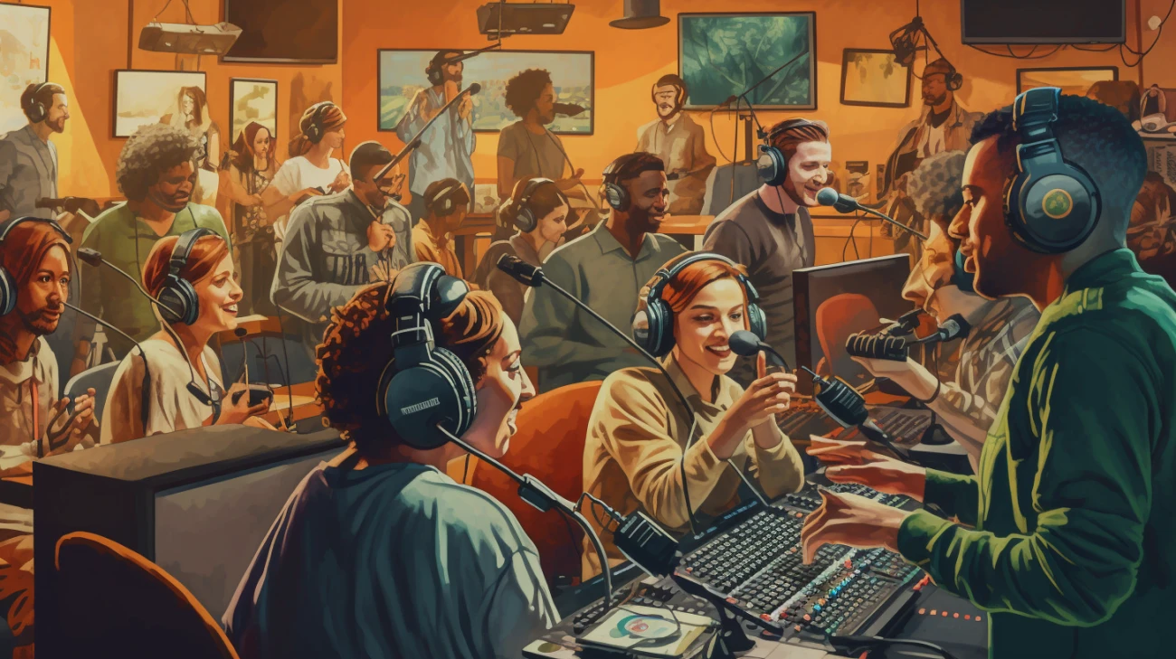 32. Finał WOŚP: Radio Złote Przeboje w warszawskim studiu Jurka Owsiaka