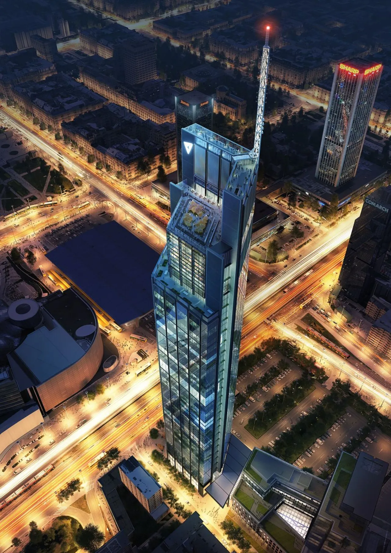 Zdjęcie Najwyższy budynek w Warszawie – Varso Tower i jego niezwykłe cechy