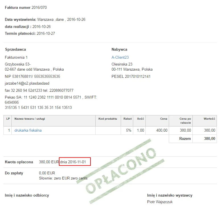 Zdjęcie Data sprzedaży na fakturze za najem. Unikaj błędów podatkowych i księgowych