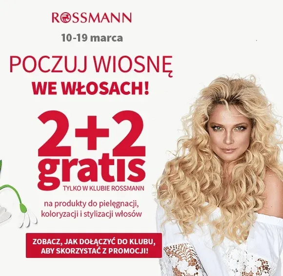 Kosmetyki Rossmann promocja 2+2