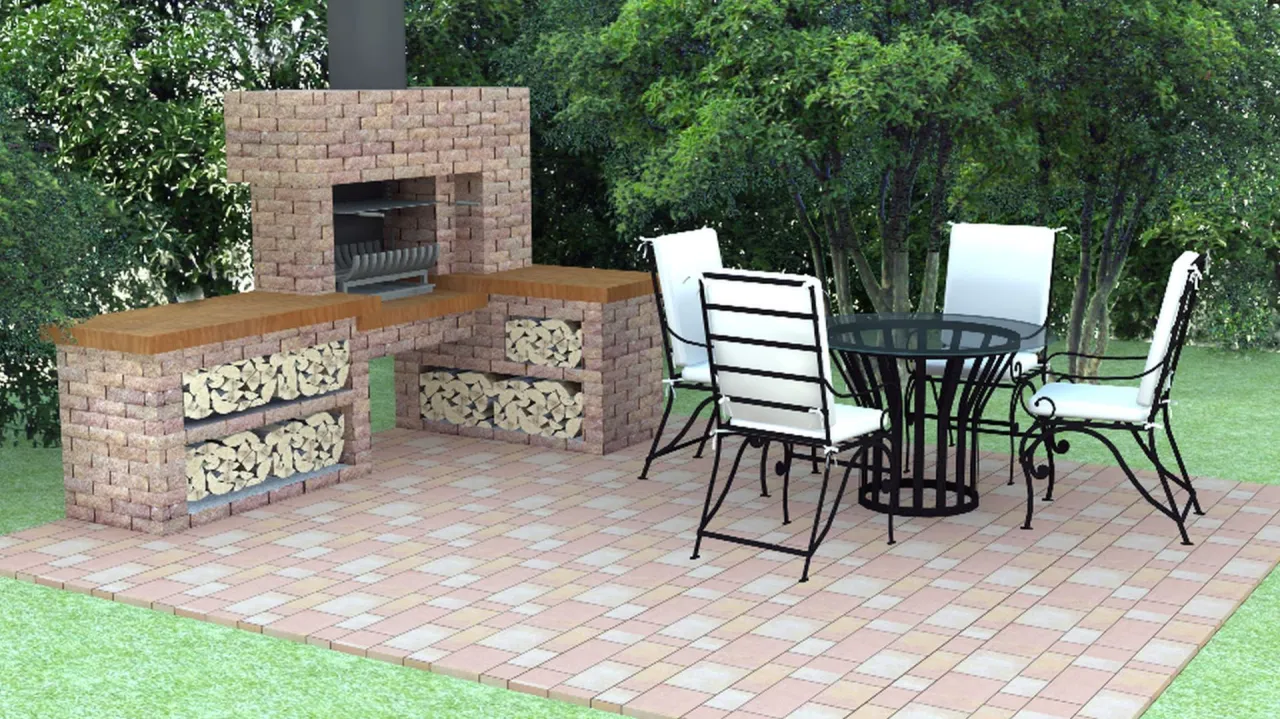 grill z wędzarnią w ogrodzie aranżacje