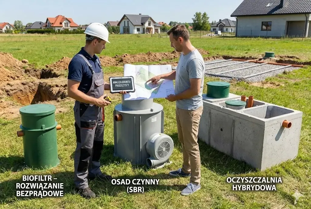 Rodzaje przydomowych oczyszczalni ścieków porównanie