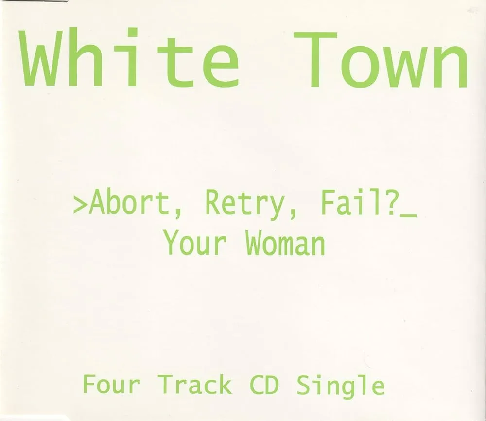 White Town Your Woman Single Cover