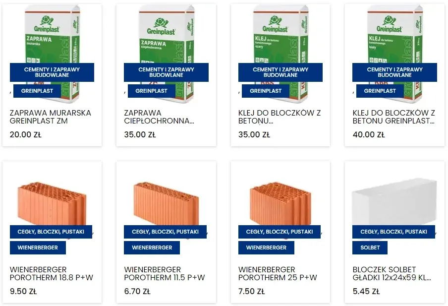 Materiały budowlane do budowy domu