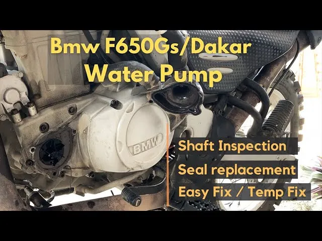 BMW F 650 GS typowe usterki pompa wody
