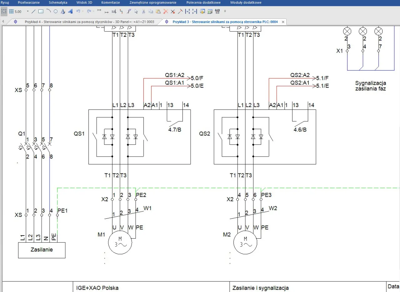 Elektryk schemat elektryczny